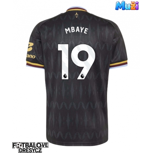 Aston Villa Ibrahim Mbaye #19 Venkovní Dres 2026-27 Krátký Rukáv Aston Villa Ibrahim Mbaye #19 Venkovní Dres 2026-27 Krátký Rukáv